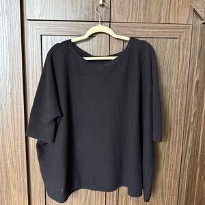 Garnet Hill 100% Cashmere Drapey Sweater